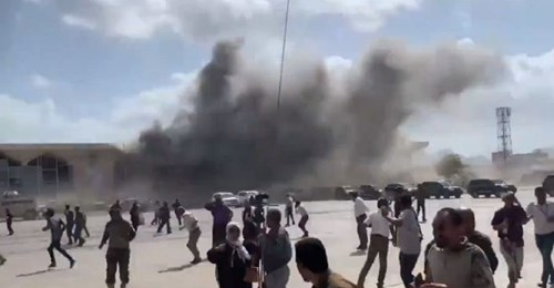 Stökigt På Adens Flygplats