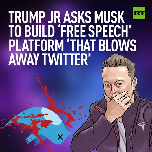 Trump Jr, Elon Musk & Internetplattform