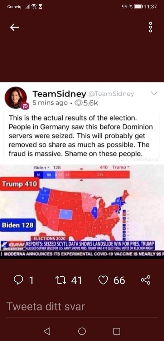 Valresultatet Enligt Powell