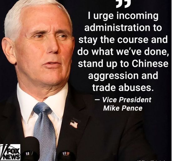 Pence Uppmanar Inkommande Administration