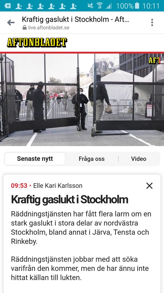 Gaslukt I Stockholm
