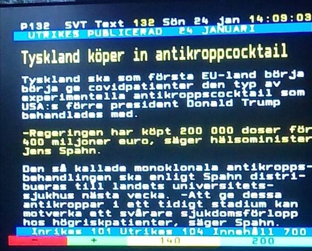 Tyskland I Antikroppcocktail