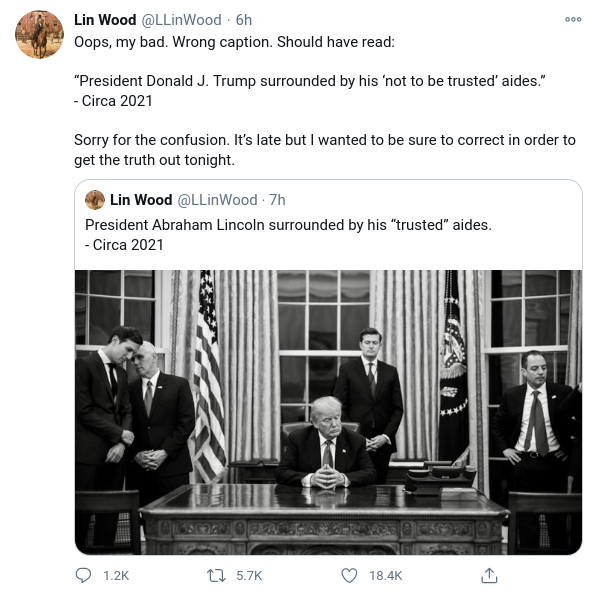 Mer Lin Wood På Twitter