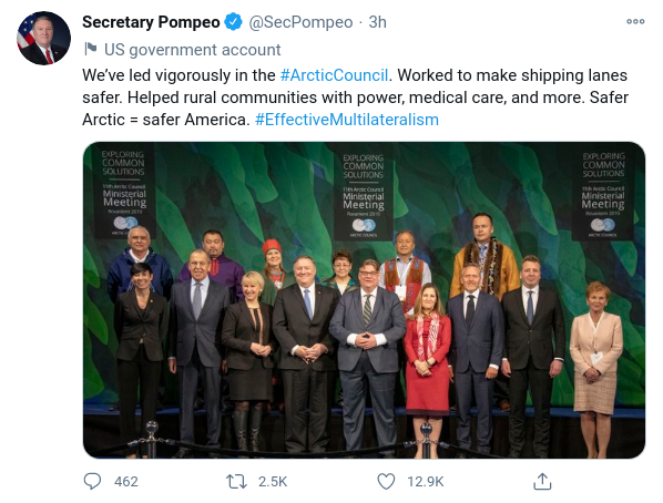 Pompeo & Arktiska Rådet