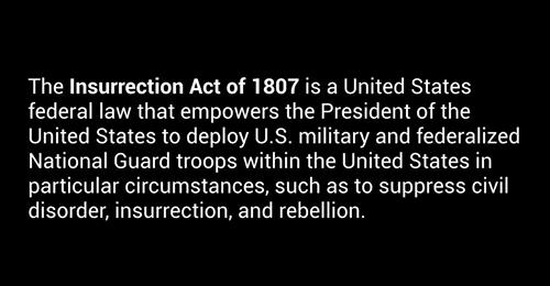 Insurrection Act Of 1807