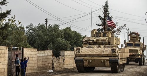 US Militär Äntrar Nordöstra Syrien