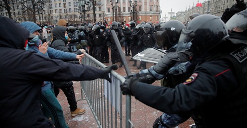 Amerikanskt Proteststöd I Ryssland