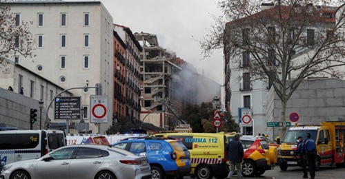 Djup Explosion I Madrid