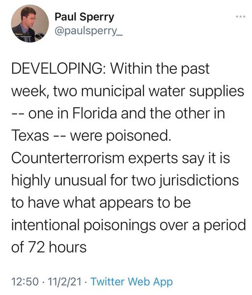 Förgiftade Vattentäkter