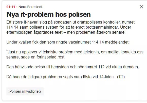Polisiär It-Pandemi?
