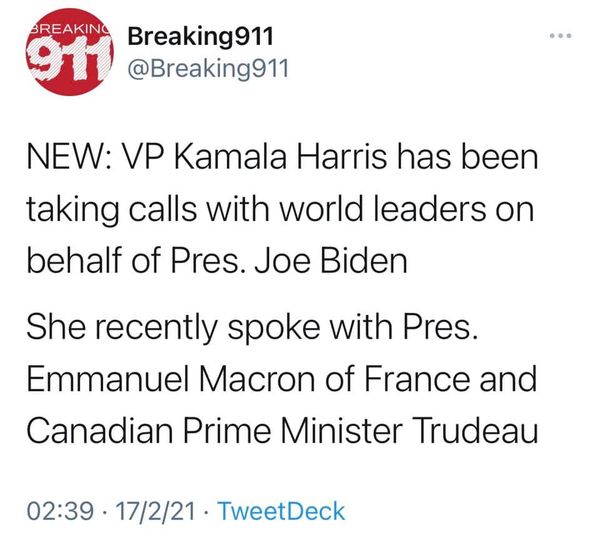 Kamala Pratar För Joe