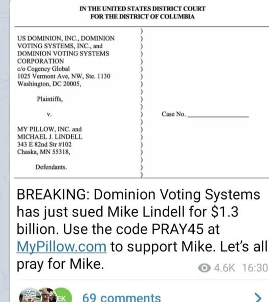 Dominion Stämmer M. Lindell