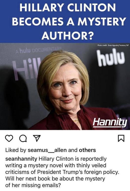 Författarinnan Hillary