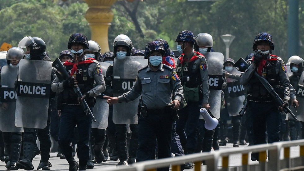 Protester I Myanmar