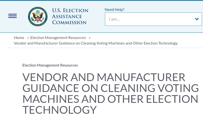 Röstningsmaskinstvättschema