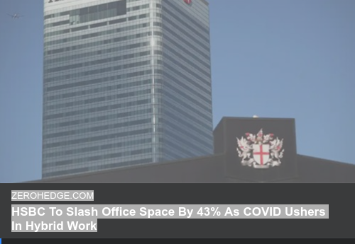 HSBC Skär Ner Kontorsyta