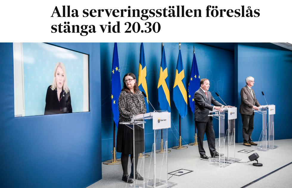 Allvarligt Nog För Serveringsstopp