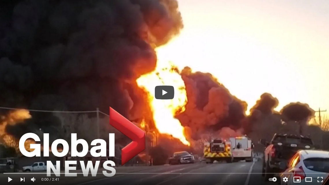 Exploderande Texaskollision