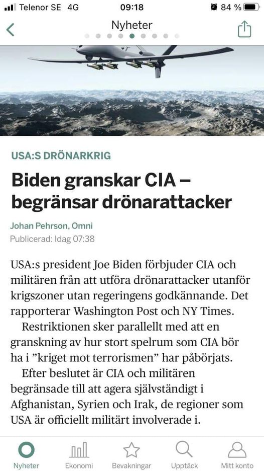 Biden Granskar CIA
