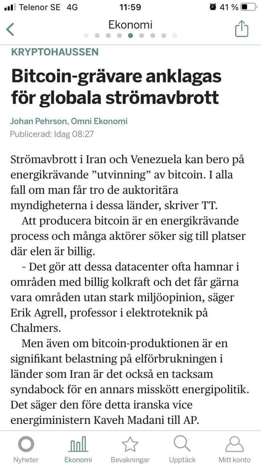 Strömslukande Bitcoinbrytning