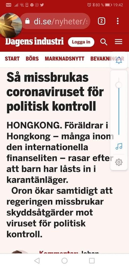 Missbrukat Coronavirus