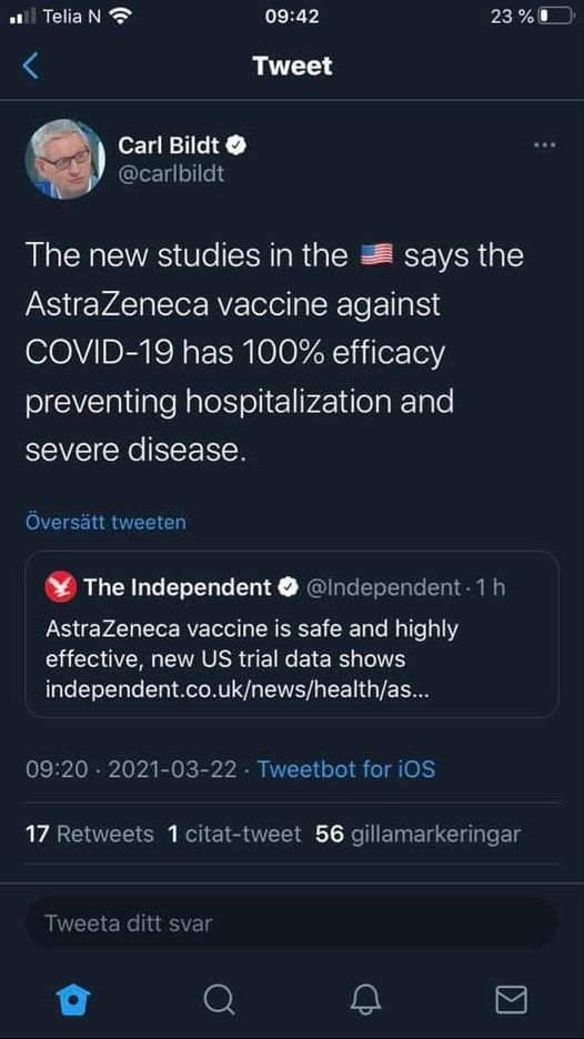 Exponerande Vaccinreklam