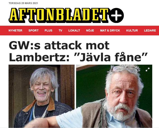 GW Attackerar Lambertz