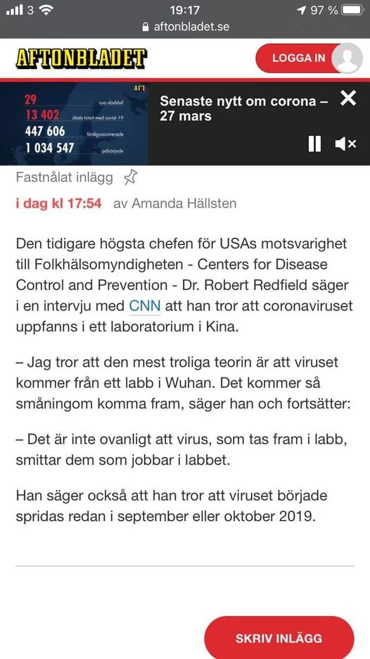 Kinesiskt Laboratoriumvirus