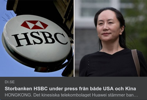 HSCB Mellan USA & Huawei