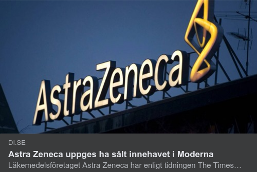 AstraZeneca, Moderna & Värdiga Analpinnar