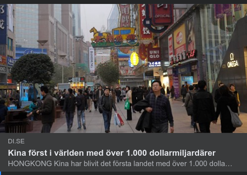 Flest Dollarmiljardärer I Kina