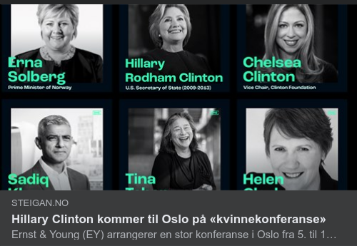 Killary På Norsk Kvinnokonferans