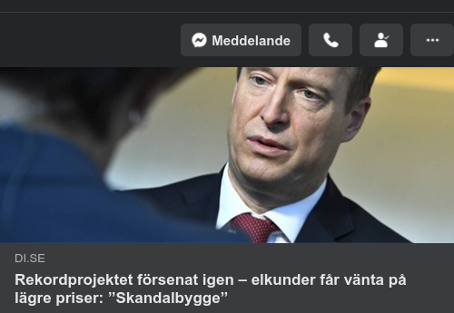 Försenat Rekordprojekt