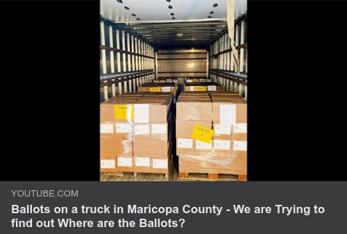 Röstsedelstransport I Arizona