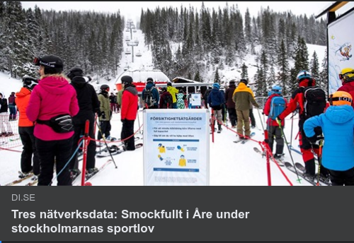 Smockfullt Åre Enligt Investordelägda Teleoperatören Tre