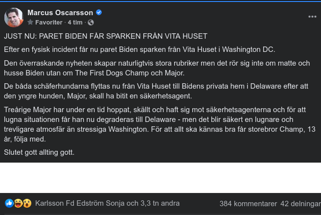 Oscarsson & Bidens Hundar