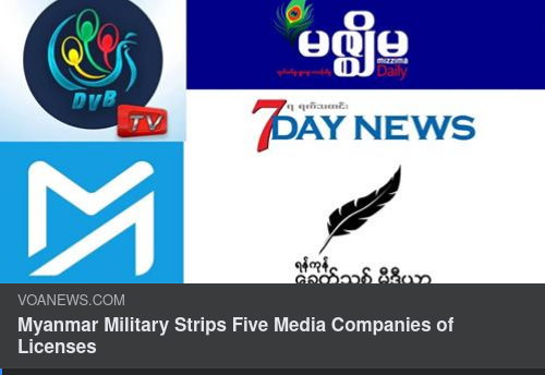 Media & Militär I Myanmar