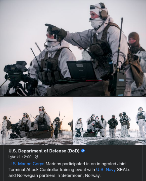 Militär Övning I Norge