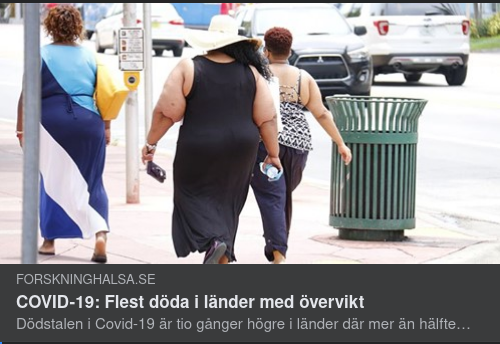 Covid & Övervikt
