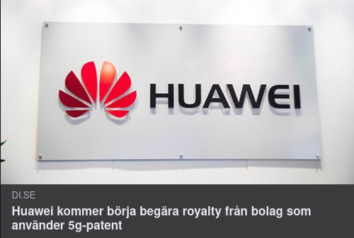 Patenterade Licensinkomster