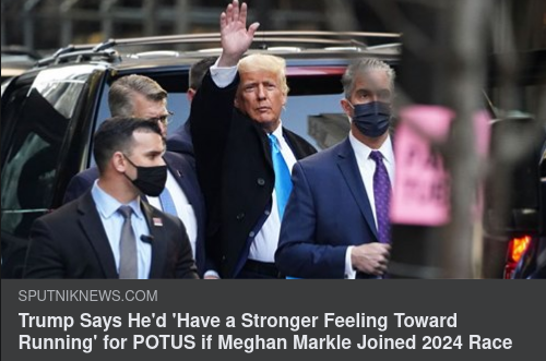 Trump, Markle & Presidentval 2024