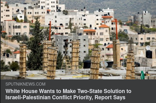 Vita Huset Önskar Tvåstatslösning