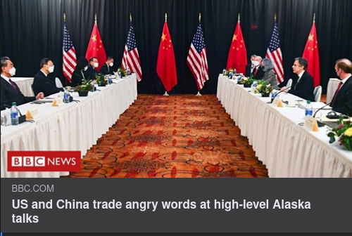 Arga Mötesord Mellan USA & Kina