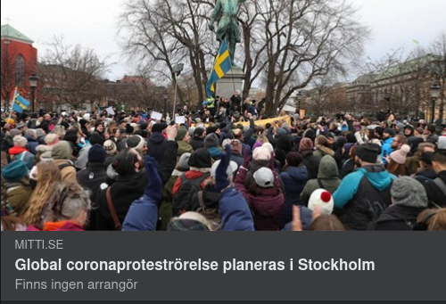 Öppen Artikel Om Coronaprotest