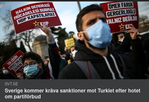 Sanktionskrävande Sverige & Turkiet