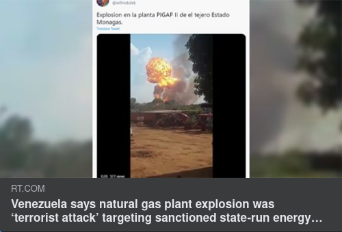 Naturgasanläggningsexplosion I Venezuela