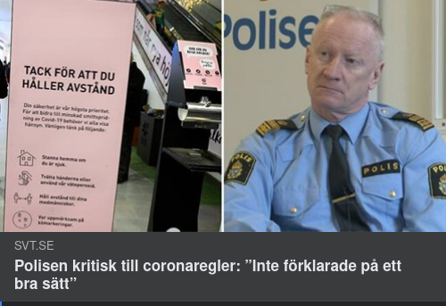 Coronaregelkritisk Polis