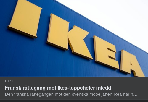 Fransk Rättegång Mot IKEA Chef
