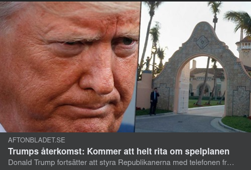 Telefonstyrande Trump