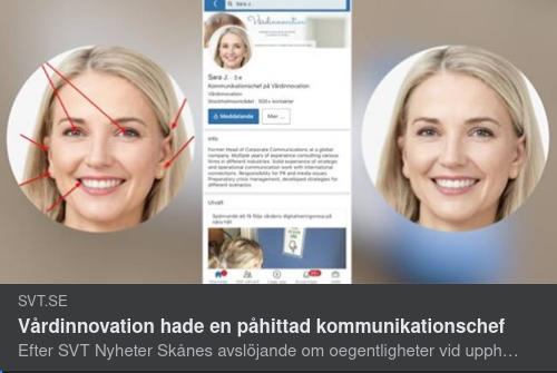 Påhittad Kommunikationschef